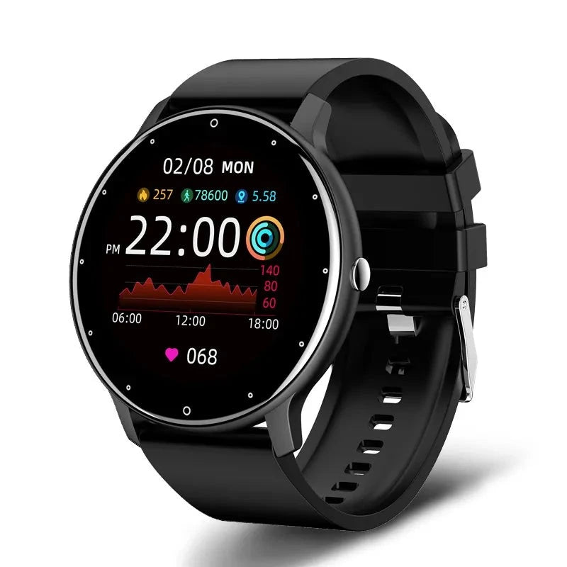 Smartwatch Lige 24 Verdegar, o relógio inteligente masculino com tela de toque completa, monitoramento de saúde, e à prova d'água IP67. Ideal para Android e iOS. Compre agora e eleve sua experiência fitness.