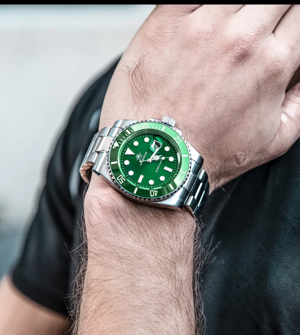 Verdegar Submariner Addiesdive - Elegância Clássica com Toque Moderno