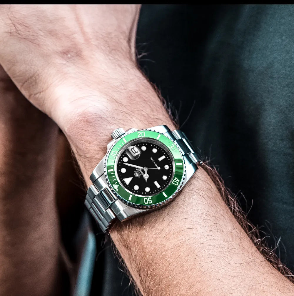 Verdegar Submariner Addiesdive - Elegância Clássica com Toque Moderno