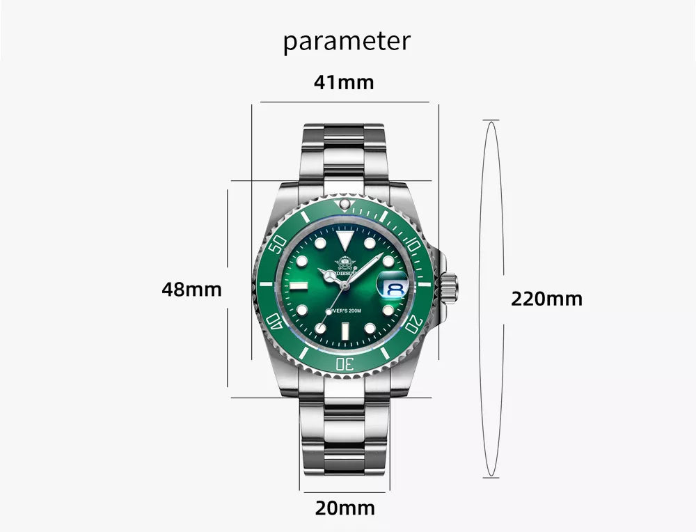 Verdegar Submariner Addiesdive - Elegância Clássica com Toque Moderno