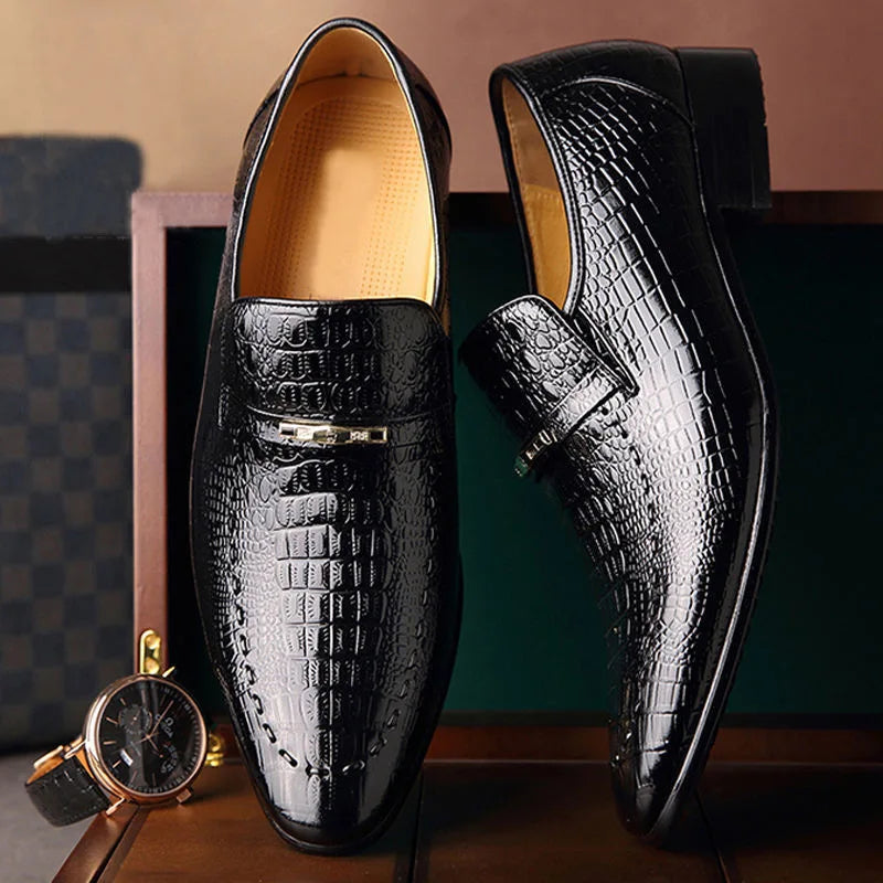 Sapato Masculino Social Crocodile Opulence