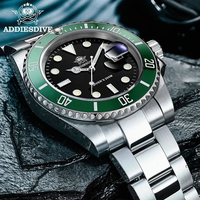 Verdegar Submariner Addiesdive - Elegância Clássica com Toque Moderno